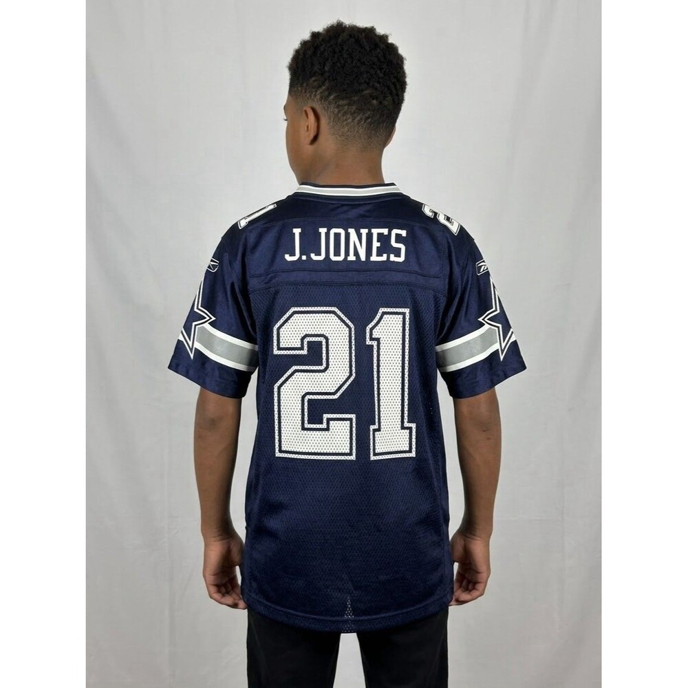 Reebok Dallas Cowboys Julius Jones #21 Football Jersey Youth Medium Navy Blue